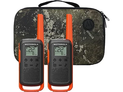 (NEW) 2-PACK Motorola T275 Talkabout 2-Way Radios, 25-Mile