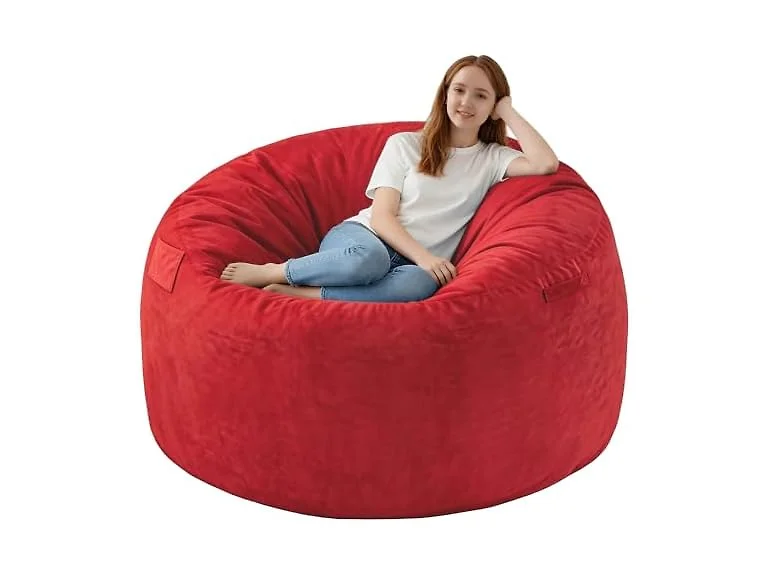 SIMFLAG Red 5FT Bean Bag Chair