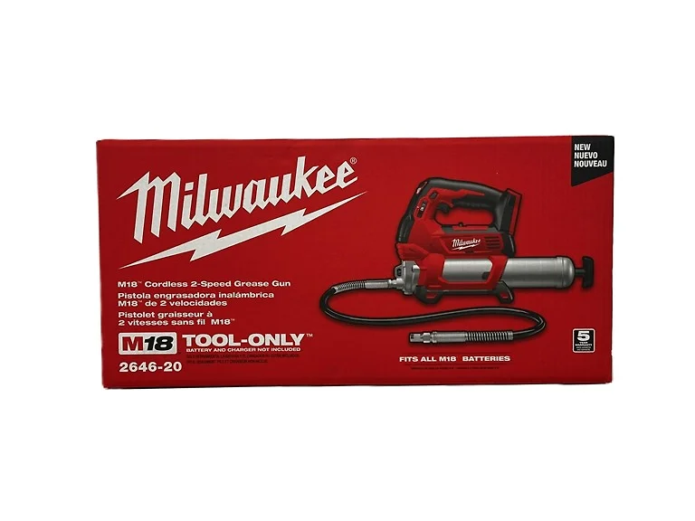 Milwaukee 2646-20 M18 2-Spd Grease Gun Bare Tool