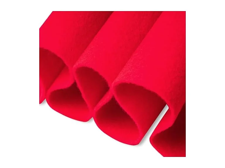 FabricLA Acrylic Felt Fabric, Half Yard (Red 402)