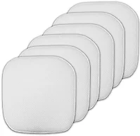 Sweet Home Collection SHC-CPMF-6PK-WHT 6-Pack Honeyc