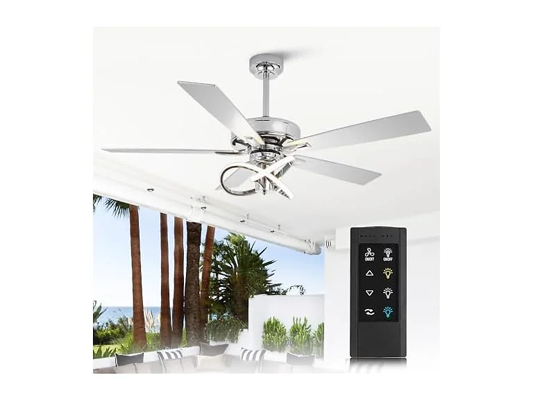 Parrot Uncle 52 Inch Chandelier Ceiling Fan