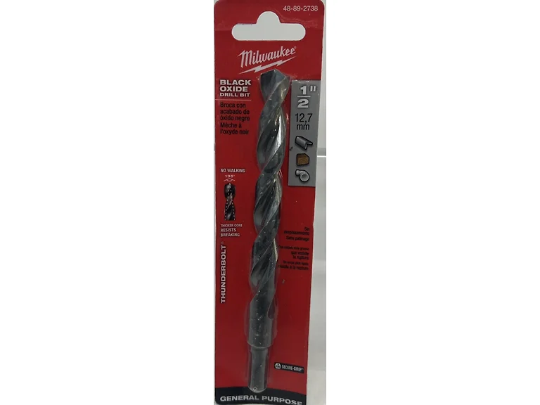 Milwaukee 48-89-2738 1/2inch Black Oxide Bit