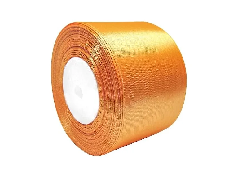 Satin Orange Double Face Ribbon - 2 Inch