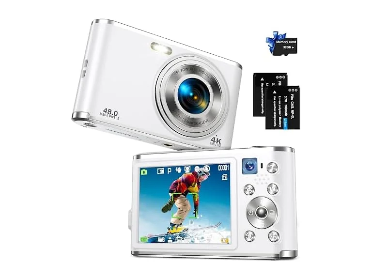 YOODEE Digital Camera FHD 4K 48MP