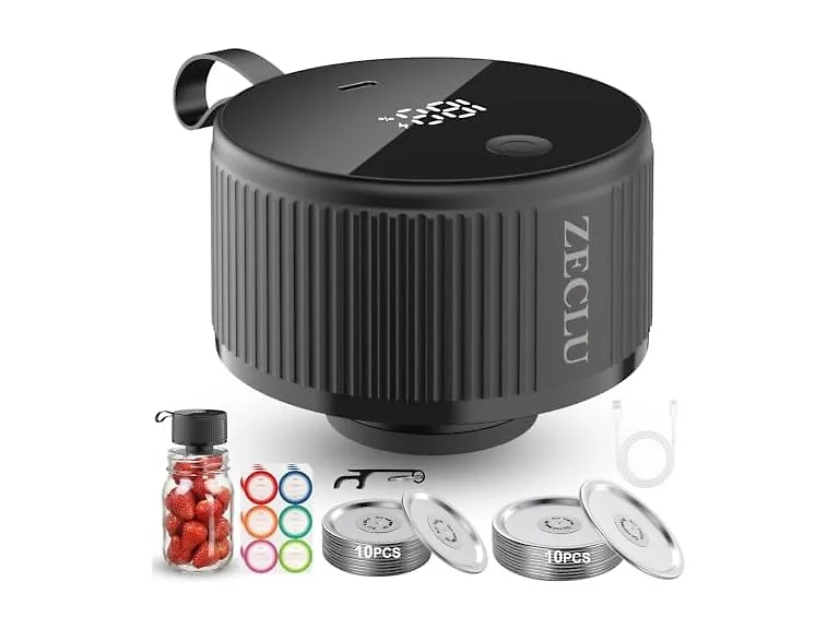 Zeclu Mason Jar Vacuum Sealer