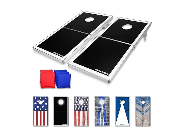 GoSports Cornhole PRO Regulation Size Bean Bag Toss Game Set