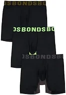Bonds Men's Underwear Anti-Chafing Boxer Briefs Pack, Chafe Off Men's Boxer Briefs, Viscose/Bamboo Underwear, 3-Pack