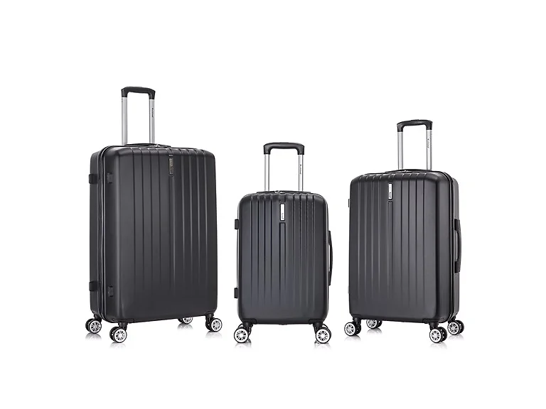 Rockland Malibu Hardside 3Pc Luggage Set