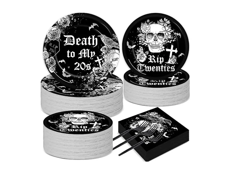 200 PC 30th Birthday Plates & Napkin Set