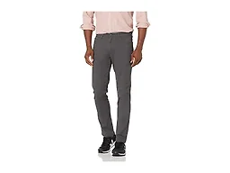 Amazon Essentials Men's Skinny Fit 5-Pocket Comfort Stretch Chino Pants, Grey, 40W x 32L