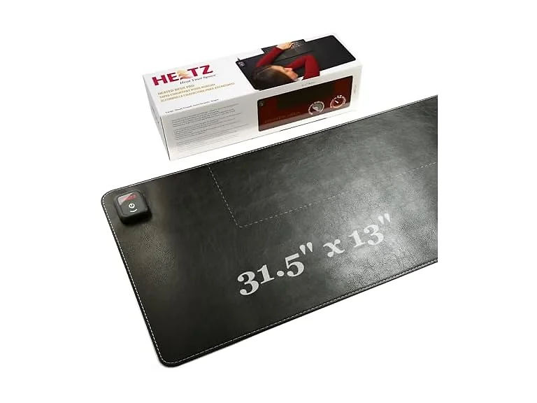 Heetz Heated Desk pad, Large, Black