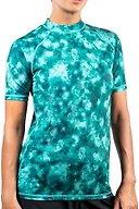 Kanu Surf Women's Breeze UPF 50+ Short Sleeved Active Rashguard & Workout Top, Sydney Green, X-Large