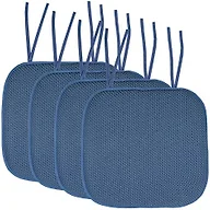 Sweet Home Collection SHC-TIECPMF4PKBLU 4-Pack Honey