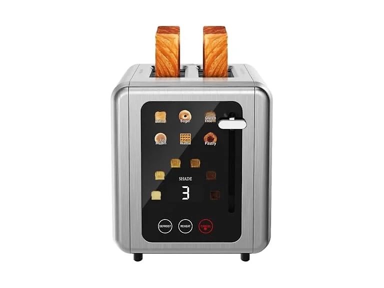 WHALLPRO 2 Slice Smart Timer Toaster