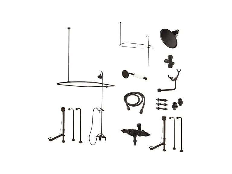 Kingston CCK3145AL Clawfoot Tub Faucet Package