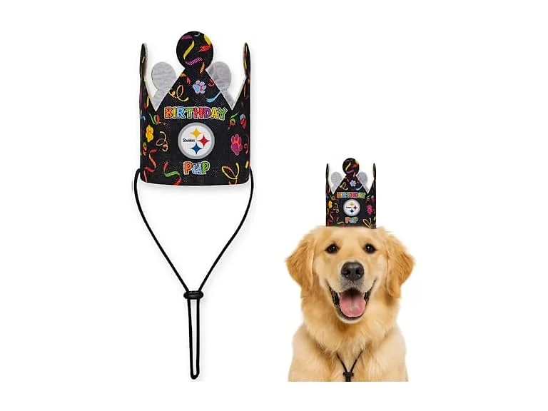 NFL Pittsburgh Steelers Pet Birthday Crown