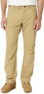Amazon Basics Men's Relaxed Fit Hybrid Utility Workwear Pants, Light Brown, 38W x 30L