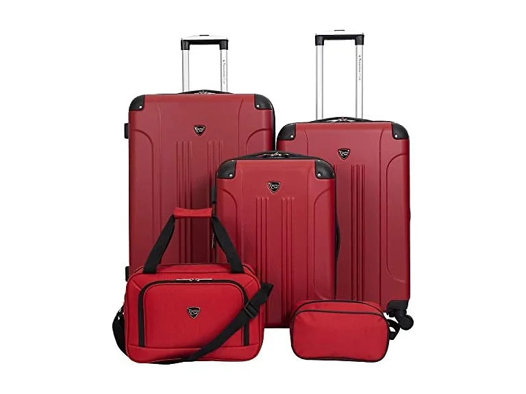 Travelers Club Chicago Luggage, 5-Piece Set (Open Box)