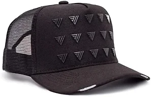Urban Effort Snapback Trucker Hat l Breathable Mesh Baseball Cap for Men & Women l Adjustable Fit for Casual & Streetwear, Black