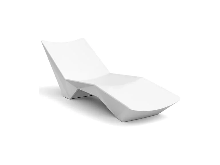 FHVIT White In Pool Lounge Chair