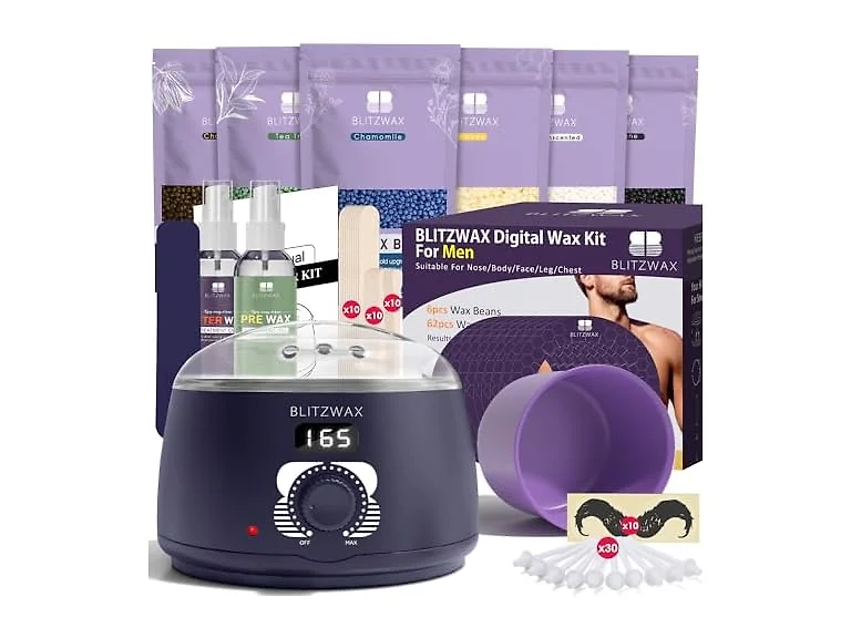 Waxing Kit for Women, Hard Wax Warmer