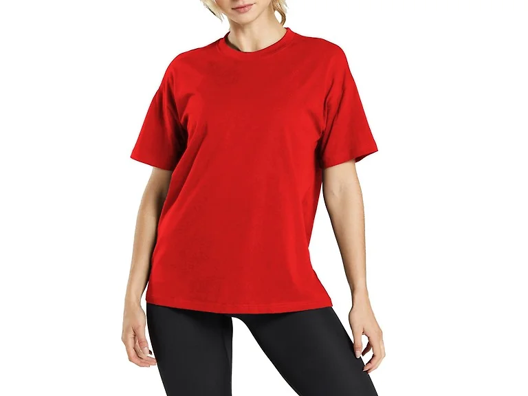 3Pk Womens S/S Loose Fit Crew Tee