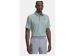 Under Armour 1290140 Medium Under Armour Men's Tech Polo Sillica Green / Pitch Gray