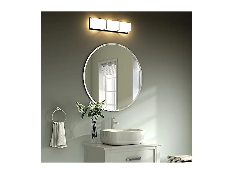 KOHROS 24x24 Frameless Square Bathroom