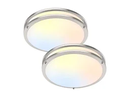 Brightever KN0001 LED Ceiling Lights 13inch Brushed Nickle