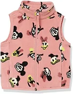 Amazon Essentials Disney | Marvel | Star Wars | Princess Girls' Polar Fleece Vest, Minnie and Friends, X-Large