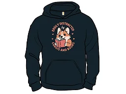Easily Distracted by Corgis and Books