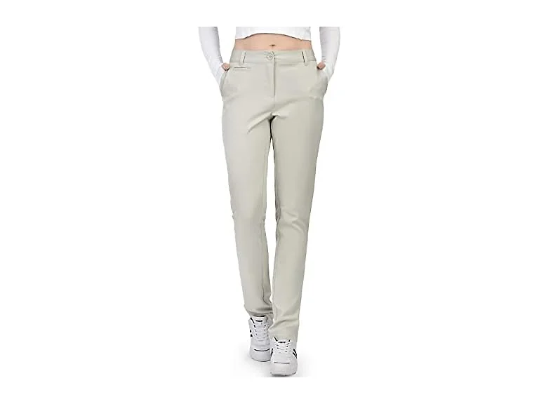 Lesmart Women (8) Golf Stretch Pants Beige