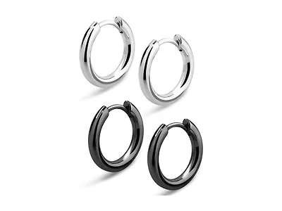 KRKC&CO NS610131 Hoop earrings men