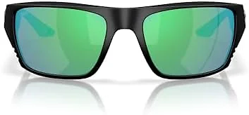 Costa Del Mar 06S9118 911802 59 59-19-125 CostaDel Mar 06S9118 Polarized Sunglasses Black/Green Mirror 580P