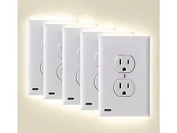 Hakol BH-975-ROUND ROUND 5-Pack Outlet Cover with