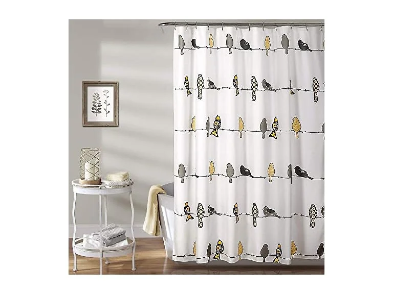 Lush Decor Rowley Birds Shower Curtain