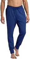 Gaiam Men’s Restorative Jogger, Standard Fit, 30” Inseam, Stretch Midweight Material, Medieval Blue Heather, Small
