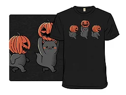 Halloween Pumpkin Cats