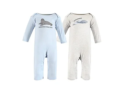 Touched by Nature Unisex Baby Organic Coveralls (0-3M)