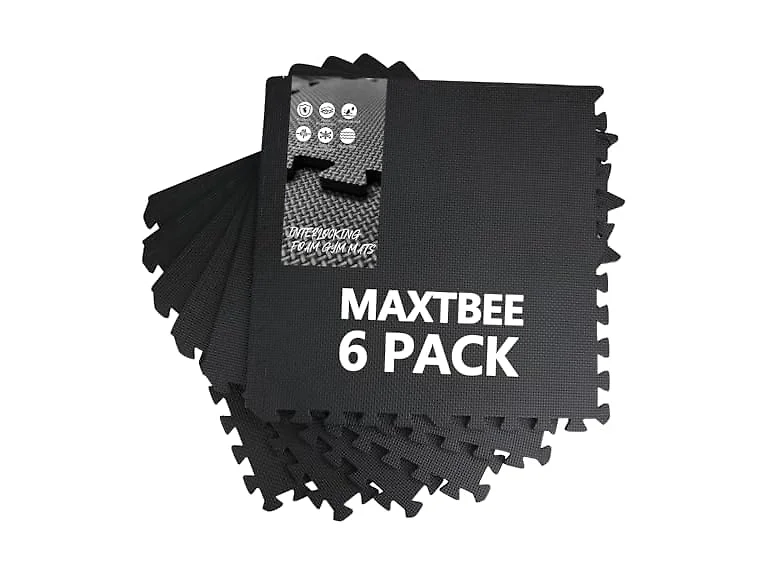 MAXTBEE 1/2 inch Foam Floor Mats, 24x24
