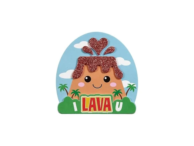 Fun Express 3 3/4 x 3 3/4 I Lava You Volcano Kit