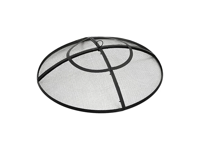 Sunnydaze 24" Round Fire Pit Spark Screen Cover