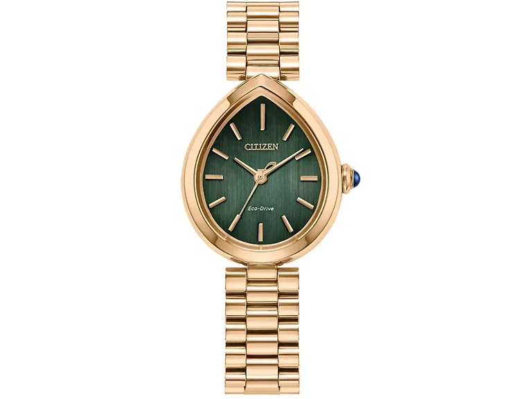 Citizen L Rainell Eco-Drive Green Dial Watch