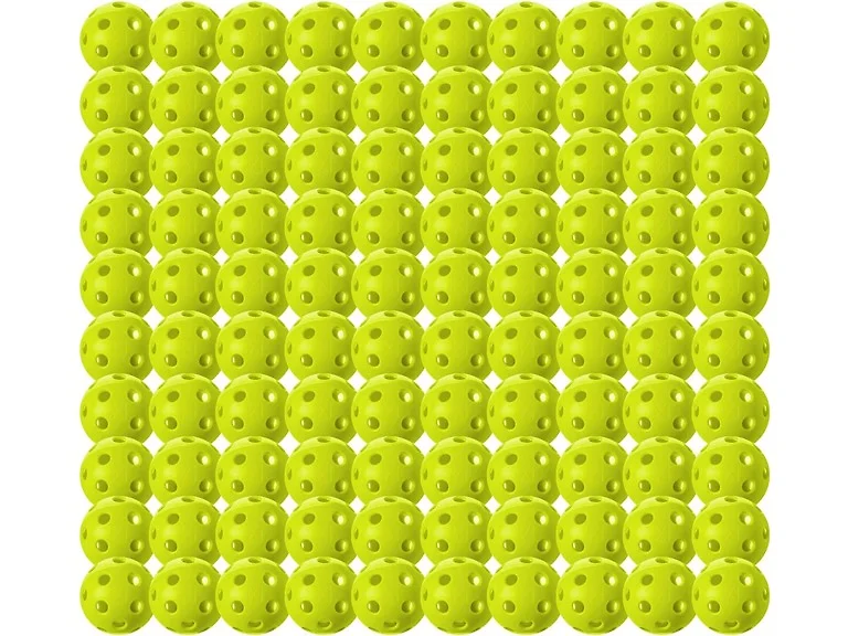 Franklin Sports X-26 Pickleballs - Indoor - 100 Pack - Optic