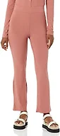 Amazon Essentials Women's Wide Rib Flared Ankle Pant (Previously Daily Ritual), Terracotta, X-Small