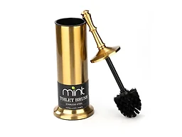 J&V Textiles 8281-GD Toilet Bowl Brush Aged Brass