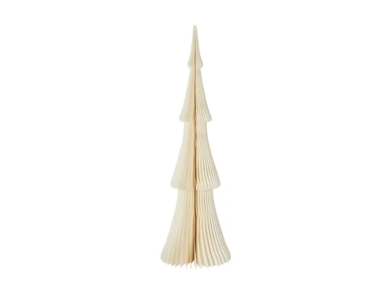 Honeycomb Paper Christmas Trees Warm White