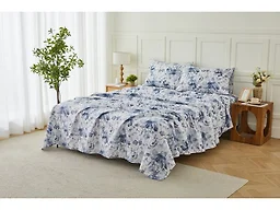 Kathy Ireland Printed 4Pc Sheet Set