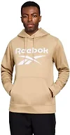 Reebok Hooded Fleece Sweatshirt, Twill, Large